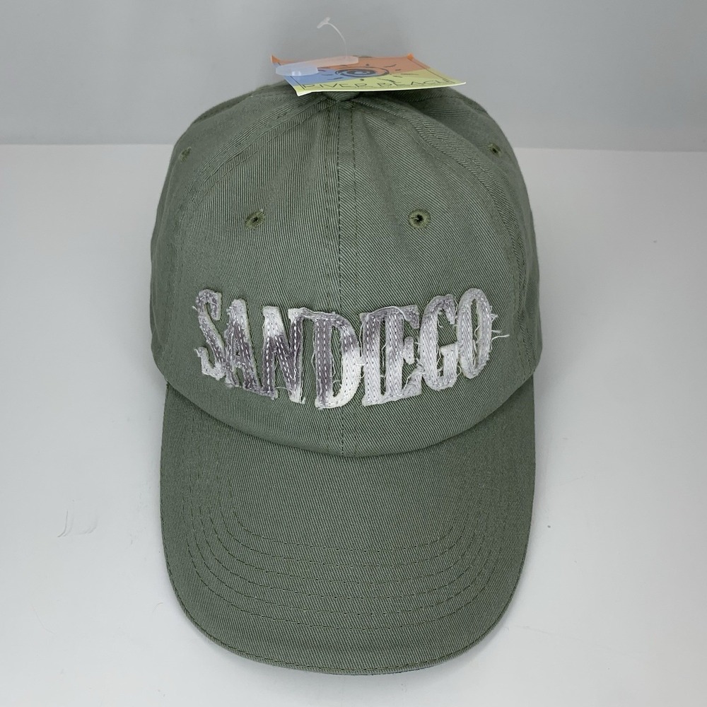 San Diego Hat Women Green Adjustable OSFM River Beach Souvenir Baseball Cap